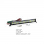 LED ramp L-fäste med 32 LED-lampor och 3 ljuslägen - RC Crawler Scale - 102mm