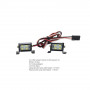 LED ramp 2st L-fäste med 4 LED-lampor/st 3 ljuslägen - RC Crawler Scale - 17.5mm