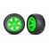 Däck & Fälg Anaconda/RXT Grön 2WD Bak (TSM-Rated) 2st - 6768G