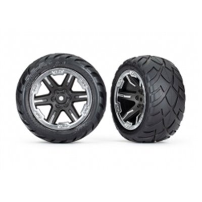 Däck & Fälgar 2,8" Anaconda/RXT Svart & Krom 2,8" 2WD Bak (TSM-Rated) 2st  - 6768X
