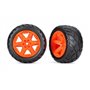 TRAXXAS - Däck & Fälgar 2,8" Anaconda/RXT Orange 4WD, 2WD Fram (TSM-Rated) 2st - 6775A
