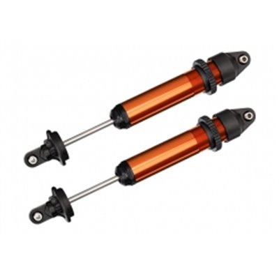 Stötdämpare  till X-Maxx GTX Aluminium Orange 2st   - 7761T