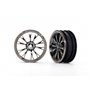 Fälg Fram Svart Krom (2)  Drag Slash