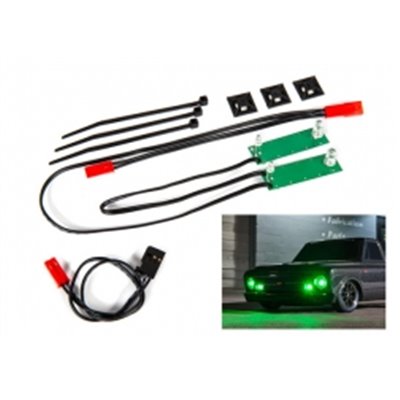 LED Ljus Fram Set Grön  Chevrolet C10