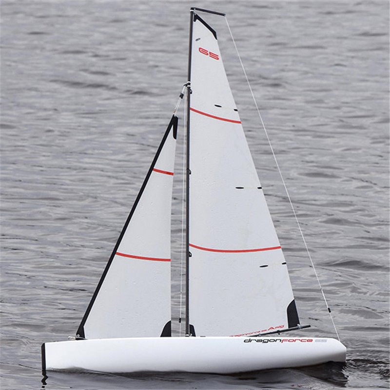 Dragon Force 65 V7 Segelbåt med nytt segelwinch servo RTR