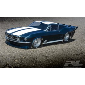 PRO-LINE RACING - 1967 Ford Mustang (omålad) för No Prep Drag Car, Slash 2wd Drag Car - 3573-00