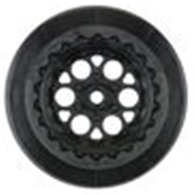 Showtime+ Wide SC / Standard SC 2.2"/3.0" Black 12mm Fälg Bak (2) för Slash Drag Car
