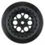 Showtime+ Wide SC / Standard SC 2.2"/3.0" Black 12mm Fälg Bak (2) för Slash Drag Car