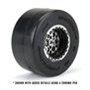 Showtime+ Wide SC / Standard SC 2.2"/3.0" Black 12mm Fälg Bak (2) för Slash Drag Car