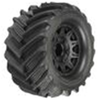 Demolisher 2.8" All Terrain Tires & Raid Black 6x30 Fälg (2) för Stampede® 2wd & 4wd FR