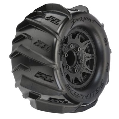 Dumont 2.8" Sand/Snö Däck & Fälg 6x30 Removable Hex (2) för Stampede® 2wd & 4wd FR