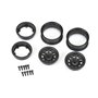 Keystone 1.55" Black Plastic Internal Bead-Loc Wheels (2) för Crawlers FR
