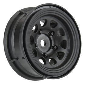 Keystone 1.55" Black Plastic Internal Bead-Loc Wheels (2) för Crawlers FR