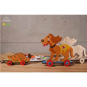 Ugears Hund & Katt målarmodell - 4Kids Ugears Hund & Katt - 4Kids