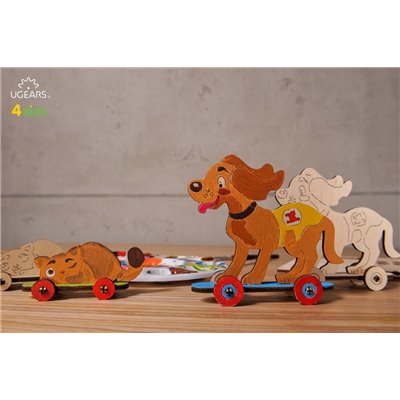Ugears Hund &amp Katt - 4Kids
