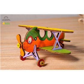 Ugears Flygplan Dubbeldäckare - 4Kids