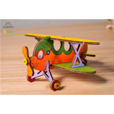 Ugears Flygplan Dubbeldäckare - 4Kids