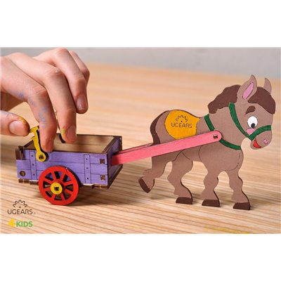 Ugears Åsna med Vagn - 4Kids