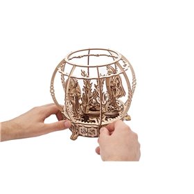 Ugears Akvarium med simmande fiskar Ugears Mechanical Aquarium