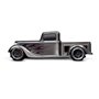 Radiostyrd Bil Hot Rod Truck Factory Five '35 Silver