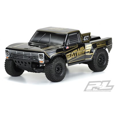Kaross 1967 Ford F-100 Race Truck Heatwave Edition Tough-Color (Svart/Klippt) Slash