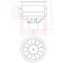 Borstlös Motor Ducted Fan 90 mm 12-blad med 4075-KV1500 FMS