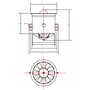 Ducted Fan 70mm 12-blad exkl. motor FMS