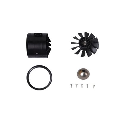 Ducted Fan 80mm 12-blad utan motor FMS med metall spinner