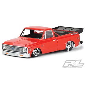 Kaross 1972 Chevy C-10 Omålad Slash Drag Car