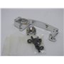 Servohållare i aluminium till Axial SCX10 II - Silver