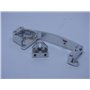 Servohållare i aluminium till Axial SCX10 II - Silver