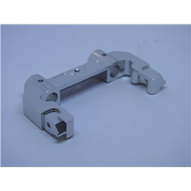 Bakre hållare för kofongare i aluminium till Axial SCX10 II - Silver