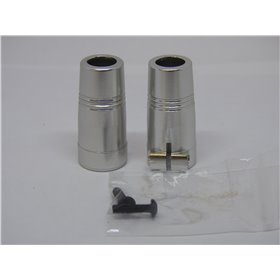 Bakre lockout i aluminium till Axial SCX10 II 2st/pkt - Silver
