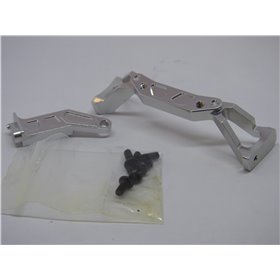 Främre chassi stabilisator i aluminium till Axial SCX10 II - Silver