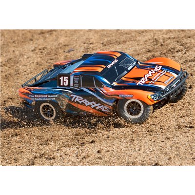 Radiostyrd bil Slash VXL 2WD TSM TQI Short Course Orange El 1:10 ARTR