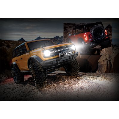 LED Ljus Set Pro Scale Komplett TRX-4 Ford Bronco 2021