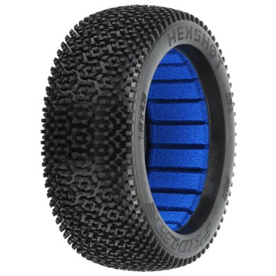 Hex Shot S4 Däck Super Soft Off-Road 1:8 Buggy 2 st