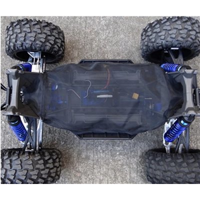 Dammskydd "Dusty Motors" för chassi till Traxxas X-Maxx 51x30cm