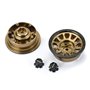 Method 305 NV Bronze 2.9" Aluminum Wheel Faces (2) för Axial SCX6 Stock F/R