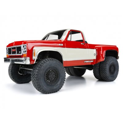 1973 GMC Sierra 3500 (Omålad) för 313mm Scale Crawlers med Carbine Dually Fälgar