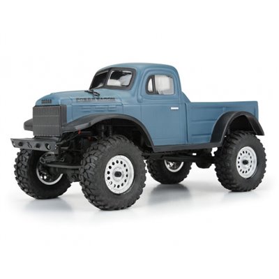 Kaross 1946 Dodge Power Wagon Clear Body för SCX24 JLU