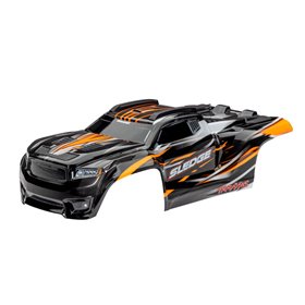 Kaross Traxxas Sledge 6S Komplett med Fästen - Orange