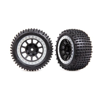 Däck & Fälg Alias Medium Kromad Ring Grå 2.2" Bak 2 st