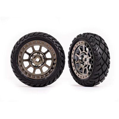 Däck & Fälg Anaconda Svart Krom 2.2" 2WD Fram 2 st