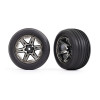 Däck & Fälg Ribbed RXT Svart Krom 2.8" Fram 2 st