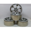 1.9" beadlock fälgar i eloxerad aluminium - RC Crawler Scale - Cool - Silver 4st