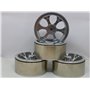 1.9" beadlock fälgar i eloxerad aluminium - RC Crawler Scale - Cool - Silver 4st