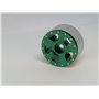 Beadlock Fälg SCX24 1/24 Axial Aluminium - Sjöstjärna - Grön - 4 st