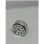 Beadlock Fälg Axial SCX24 8-hål Aluminium - Blom - Silver - 4 st