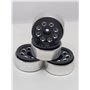 Beadlock Fälg Axial SCX24 8-hål Aluminium - Blom - Svart - 4 st